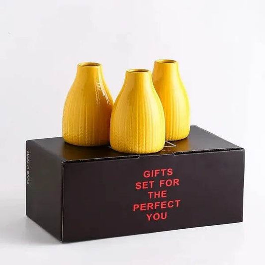 Flower Vase Set Of 3 - Holy Mango Store