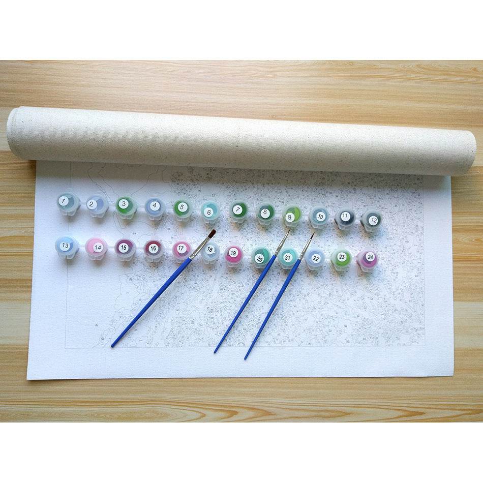 DIY frameless digital oil painting decorative painting - Holy Mango Store