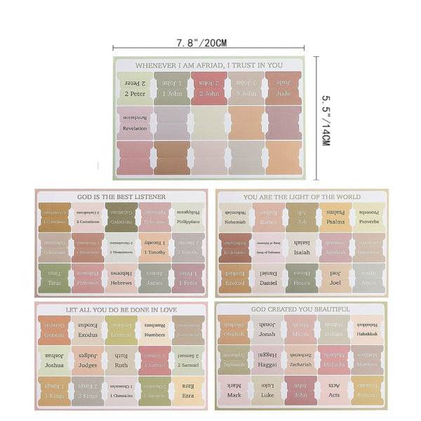 Bible Index Label Stickers - Holy Mango Store