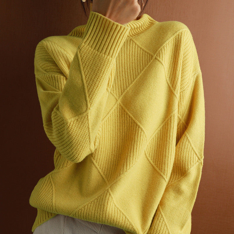 Knitwear Autumn And Winter Long-sleeved Outer Wear Bottoming Sweater