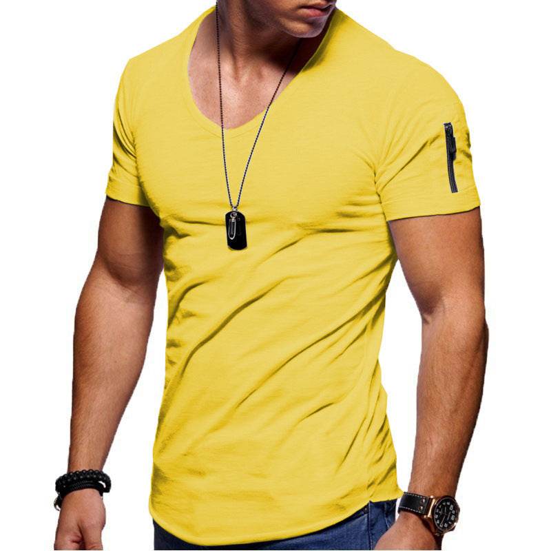 Men's Short Sleeve Cotton Casual T-shirt - Holy Mango Store