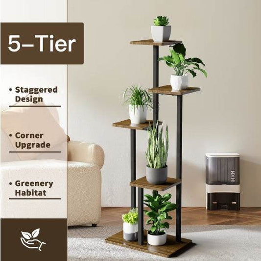 5-layer Indoor Plant Stands, Multi-level Plant Shelves - Holy Mango Store