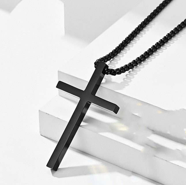 Simple Cross Necklace – Dainty Faith-Inspired Pendant for Men & Women