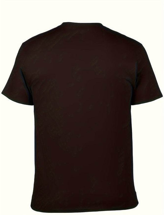 Black Christian graphic tee from Holy Mango Store showing back view with short sleeves