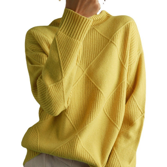 Knitwear Autumn And Winter Long-sleeved Outer Wear Bottoming Sweater