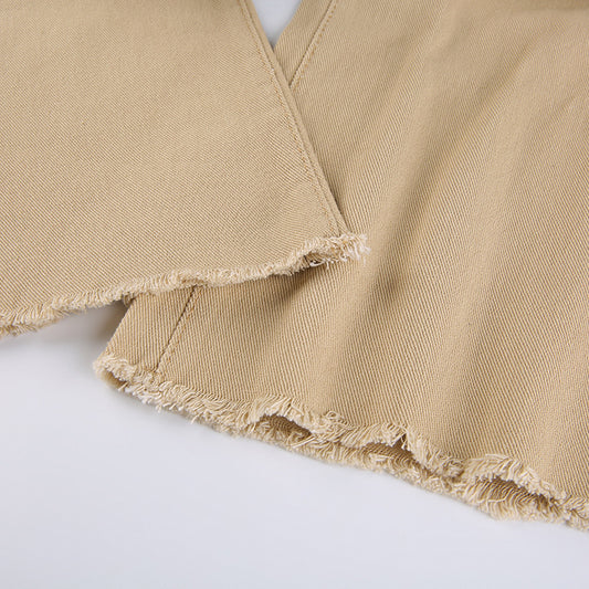 Spice Girl High Waist Bell Bottom Jeans – Slim Fit Street Style Denim