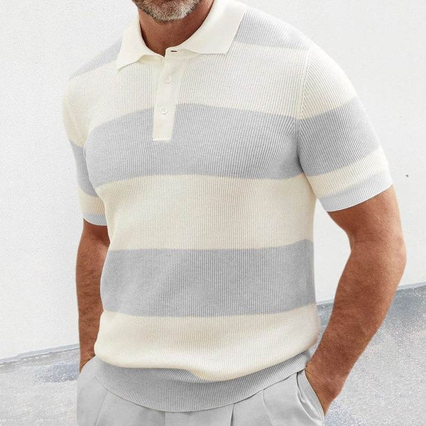 Mens Clothing Summer Fashion Lapel Sweater Short Sleeve Men Clothing Men Wears - Holy Mango Store