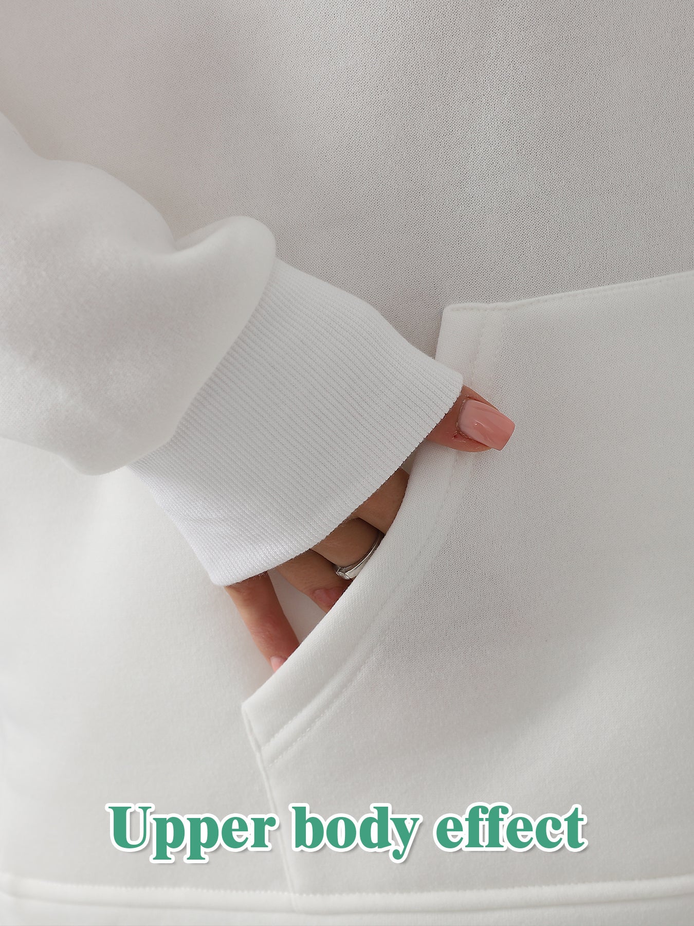 Women’s Solid Color Long Sleeve Sweatshirt Set – Cozy Casual Style