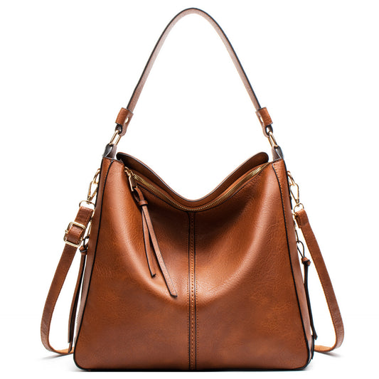 Women’s Hobo Shoulder Bag – Large Capacity Retro Tote