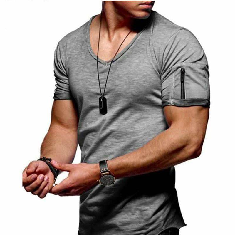 Men's Short Sleeve Cotton Casual T-shirt - Holy Mango Store