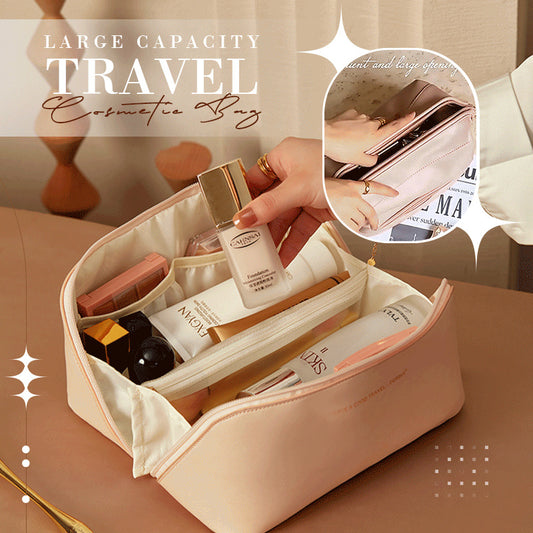 CloudTouch Travel Cosmetic Bag – Large Capacity Makeup & Toiletry Organizer