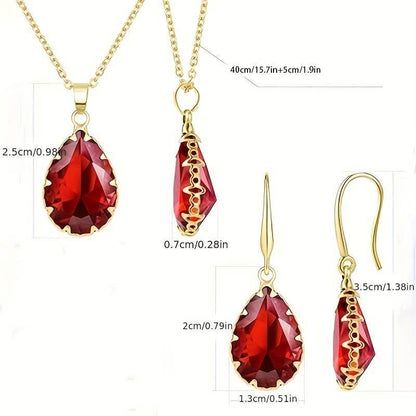 Women's Crystal Jewelry Set - Holy Mango Store