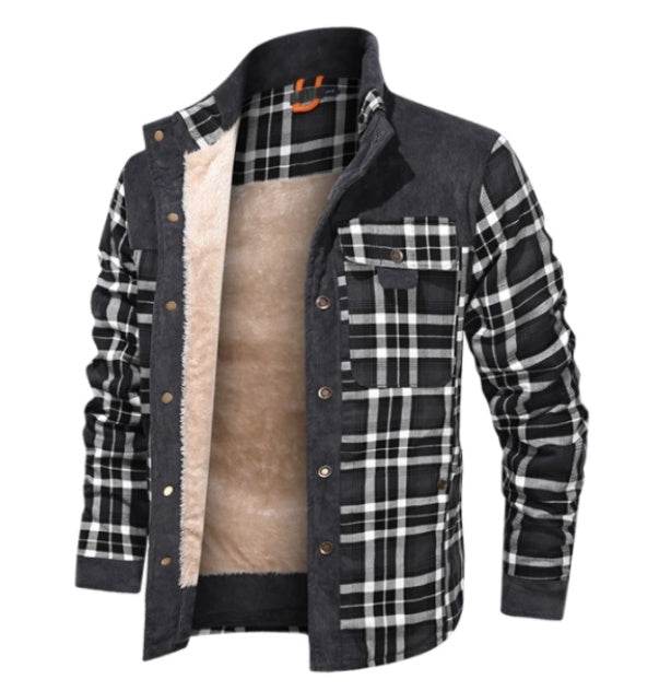 Men's Wool Thick Coat Jacket - Holy Mango Store