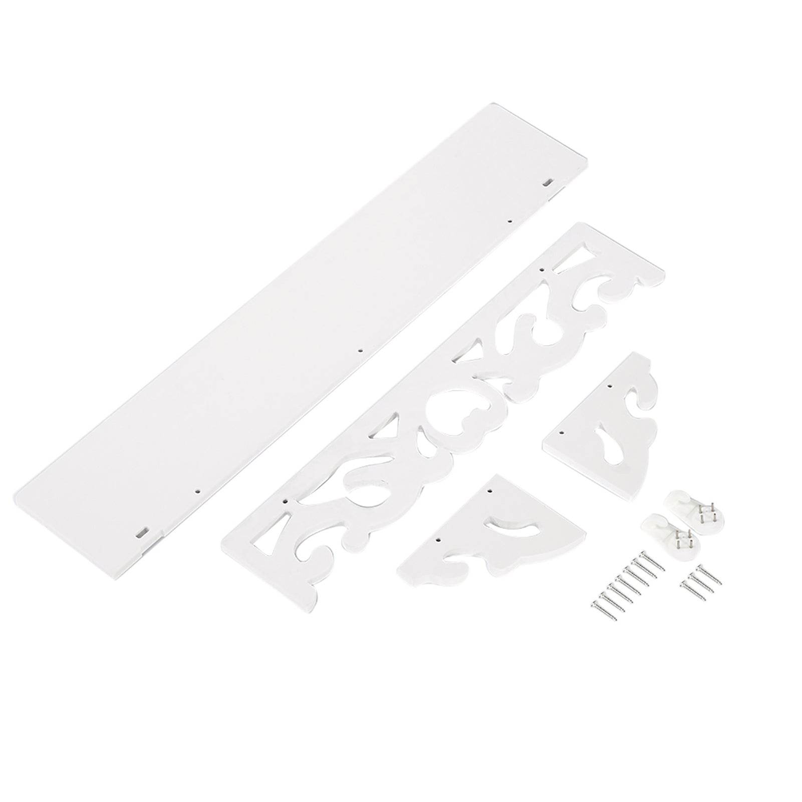 Set of 3 Shabby Floating Wall Shelves Bookshelf Display Wall Shelf Storage Rack - Holy Mango Store
