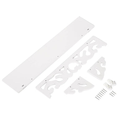 Set of 3 Shabby Floating Wall Shelves Bookshelf Display Wall Shelf Storage Rack - Holy Mango Store