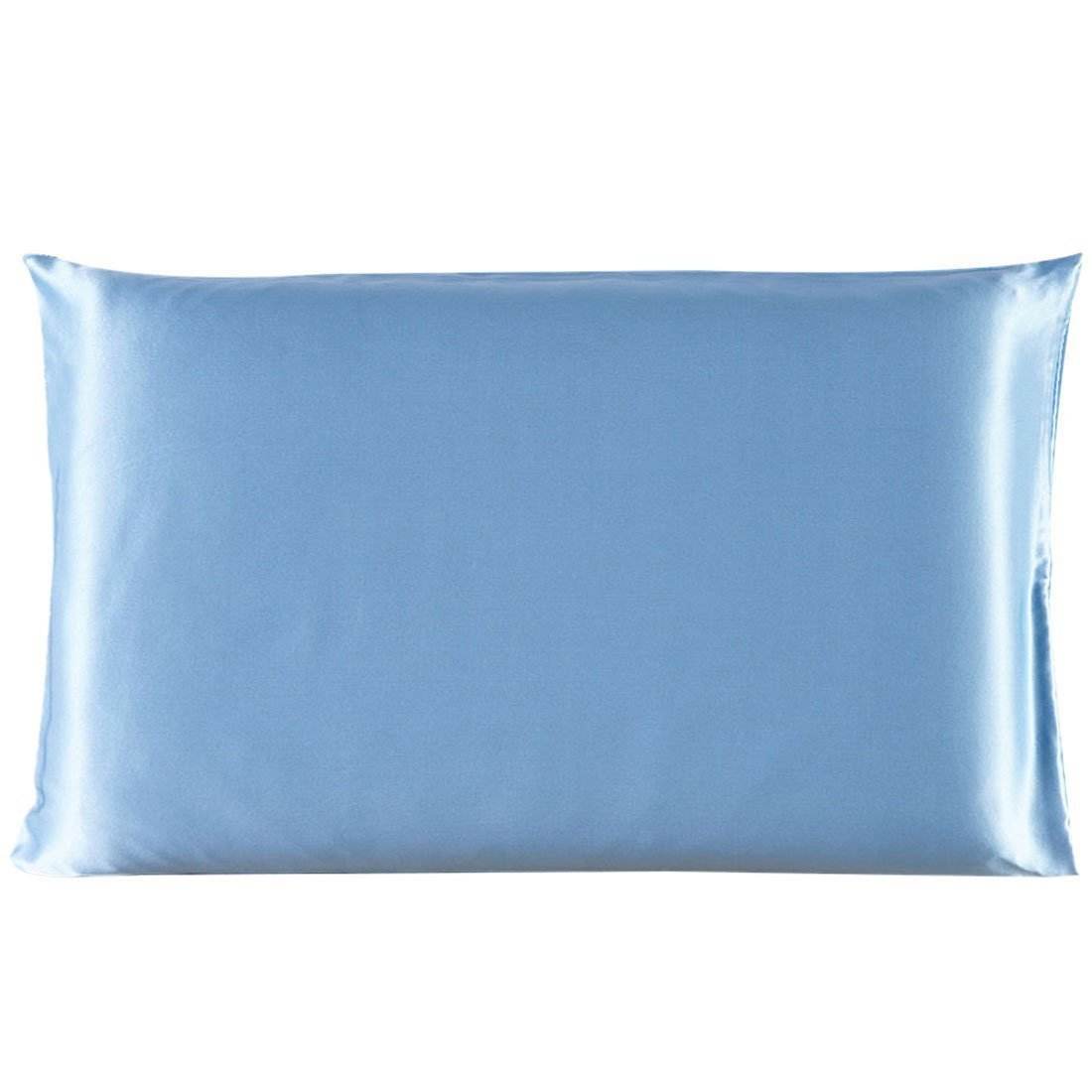 Pillowcase Satin Solid Color Simulation Silk Single Pillowcase Ice Silk Pillowcase - Holy Mango Store