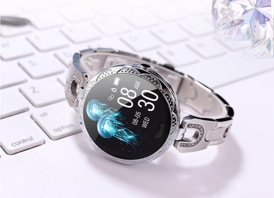 Fashion Women's Smart Watch Waterproof Wearable Device Heart Rate Monitor Sports Smartwatch for Women Ladies - Holy Mango Store