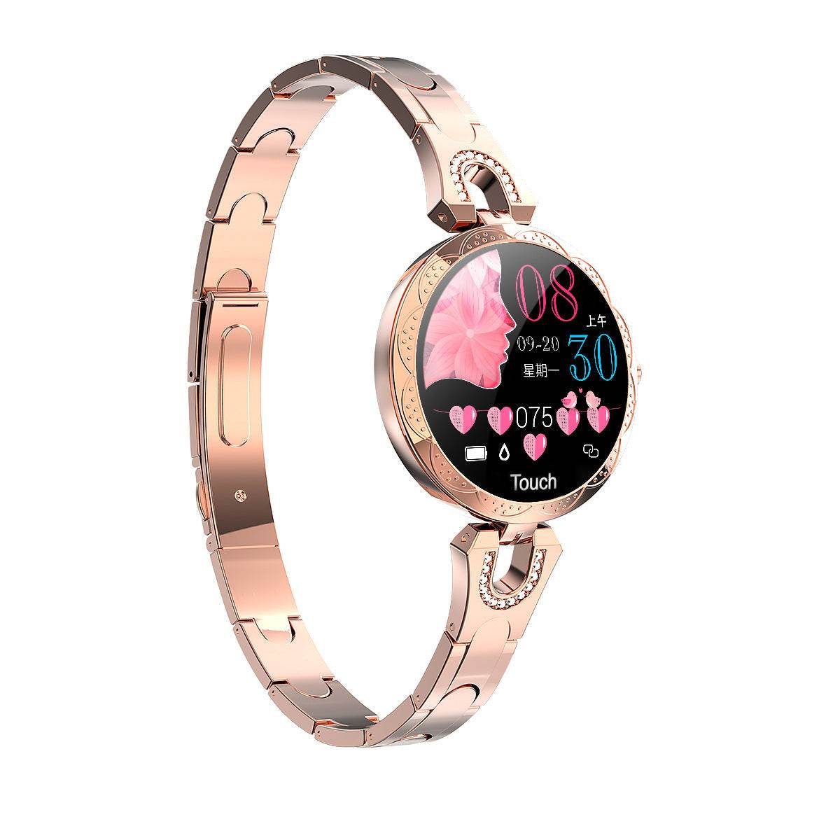 Fashion Women's Smart Watch Waterproof Wearable Device Heart Rate Monitor Sports Smartwatch for Women Ladies - Holy Mango Store
