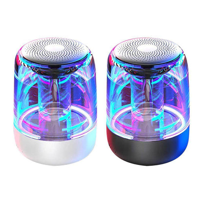 Portable Speakers Bluetooth Column Wireless Bluetooth Speaker Powerful Bass Radio with Variable Color LED Light - Holy Mango Store