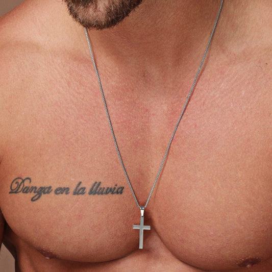Simple Cross Necklace – Dainty Faith-Inspired Pendant for Men & Women