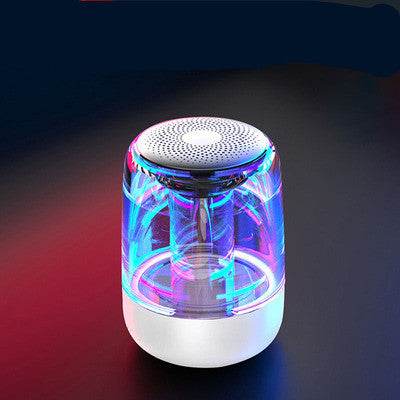 Portable Speakers Bluetooth Column Wireless Bluetooth Speaker Powerful Bass Radio with Variable Color LED Light - Holy Mango Store