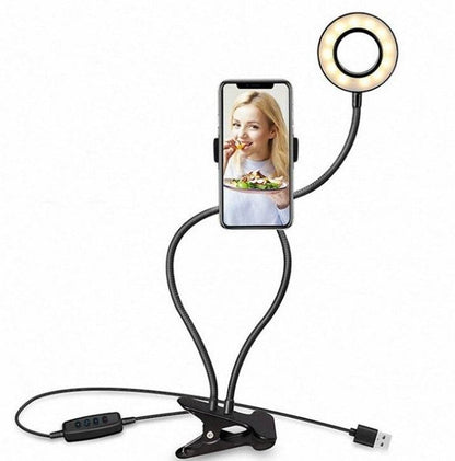 LED Selfie Ring Light for Live Adjustable Makeup Light-8cm Stand - Holy Mango Store