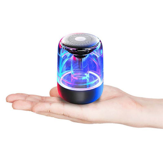 Portable Speakers Bluetooth Column Wireless Bluetooth Speaker Powerful Bass Radio with Variable Color LED Light - Holy Mango Store
