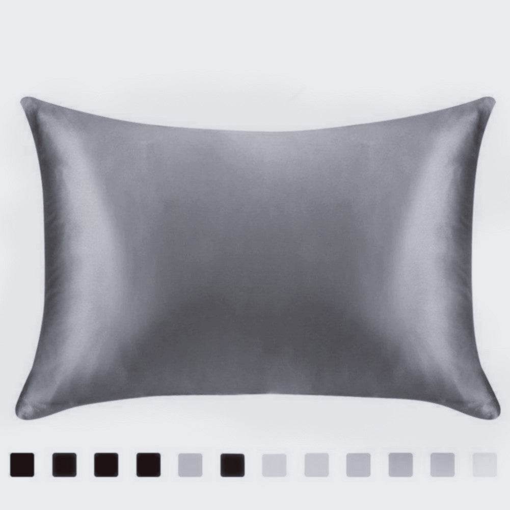 Pillowcase Satin Solid Color Simulation Silk Single Pillowcase Ice Silk Pillowcase - Holy Mango Store