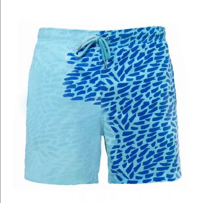 Magical Change Color Beach Shorts Summer Men Swimming Trunks Swimwear Swimsuit Quick Dry bathing shorts Beach Pant - Holy Mango Store