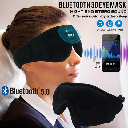 Wireless Call Stereo Music Blackout Sleep Eye Mask - Holy Mango Store