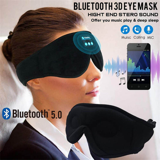 Wireless Call Stereo Music Blackout Sleep Eye Mask - Holy Mango Store