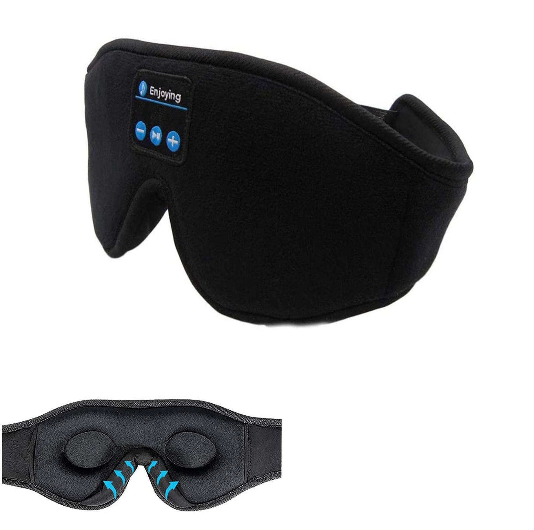 Wireless Call Stereo Music Blackout Sleep Eye Mask - Holy Mango Store