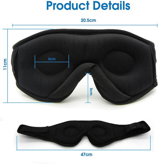 Wireless Call Stereo Music Blackout Sleep Eye Mask - Holy Mango Store