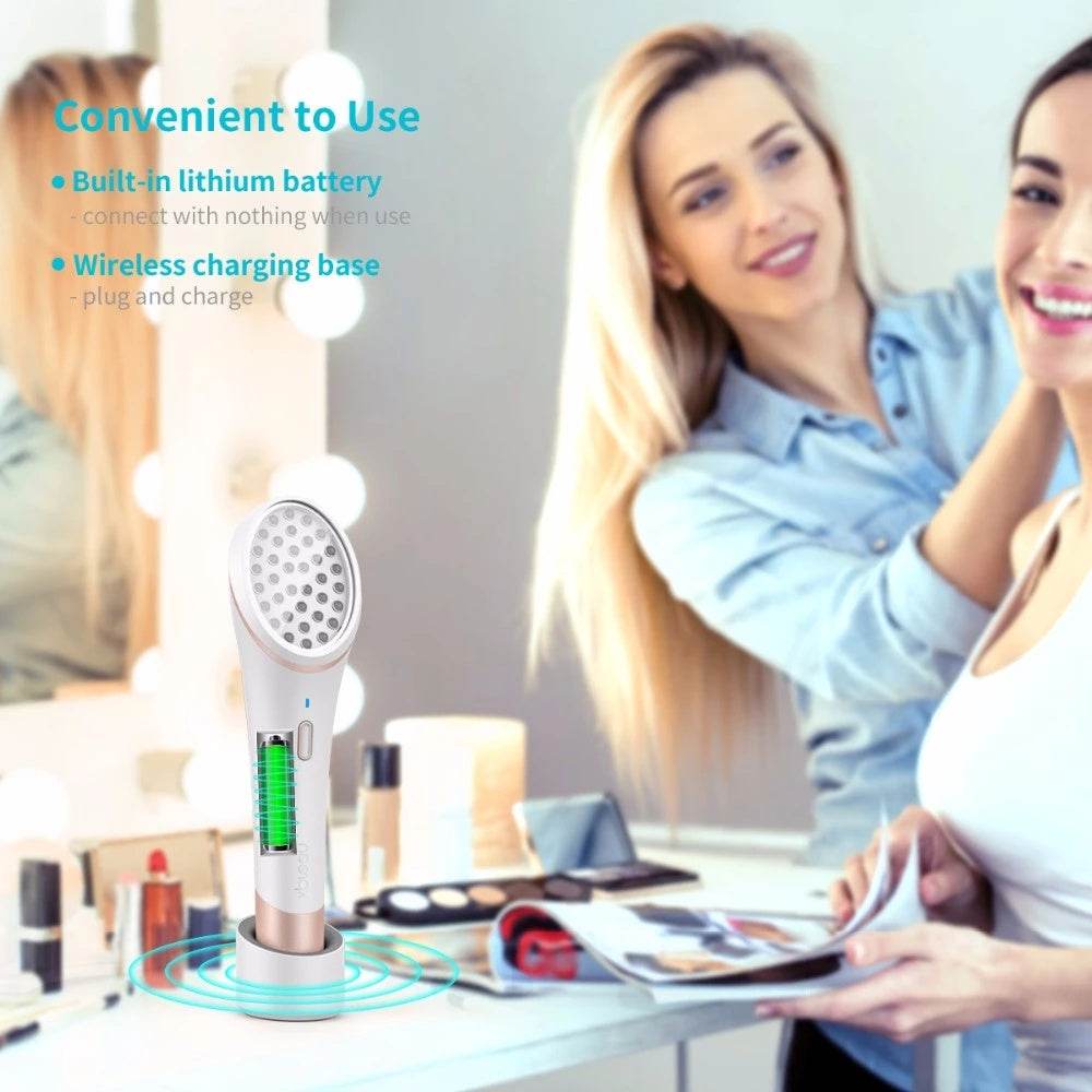 Acne Light Therapy Xpreen Wireless Rechargeable Light Acne Treatment Device Acne Clearing Eraser with Blue Light and Red Light - Holy Mango Store