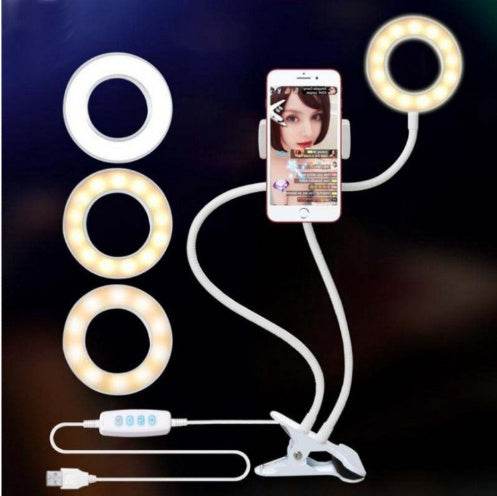 LED Selfie Ring Light for Live Adjustable Makeup Light-8cm Stand - Holy Mango Store