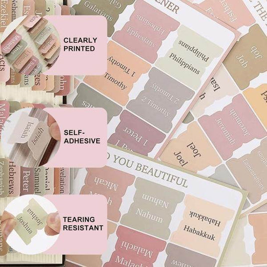 Bible Index Label Stickers - Holy Mango Store