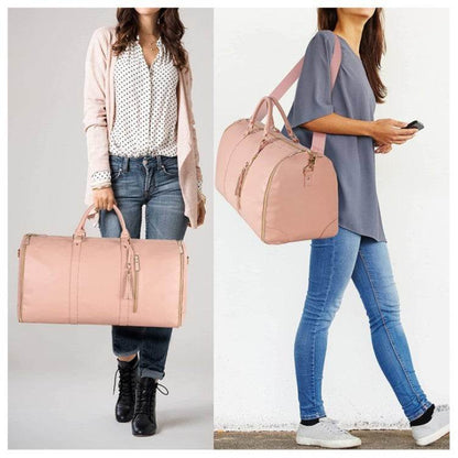 Large Capacity Travel Duffle Bag Women's Handbag Folding Suit Bag Waterproof Clothes Totes - Holy Mango Store