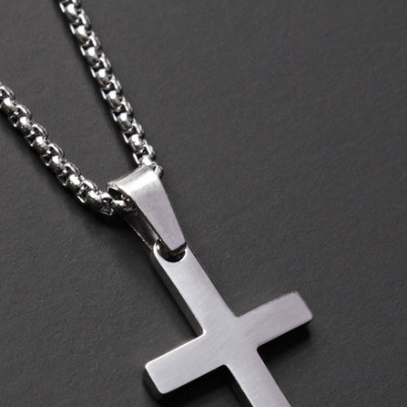 Simple Cross Necklace – Dainty Faith-Inspired Pendant for Men & Women