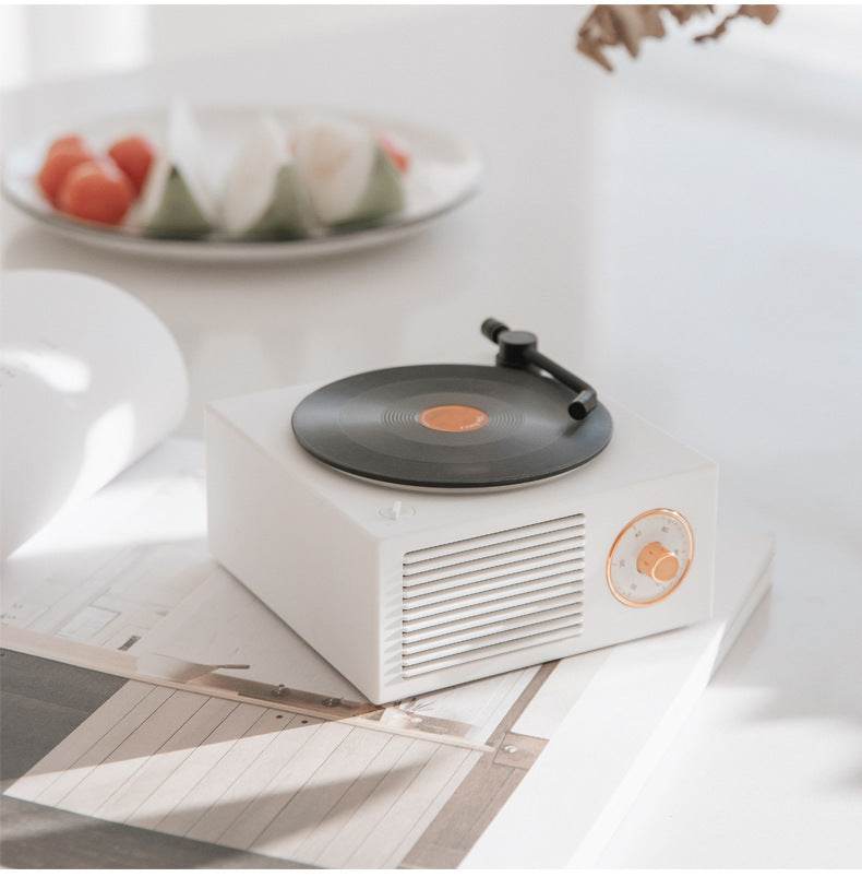 Wireless mini portable retro phonograph Bluetooth-compatible speaker - Holy Mango Store