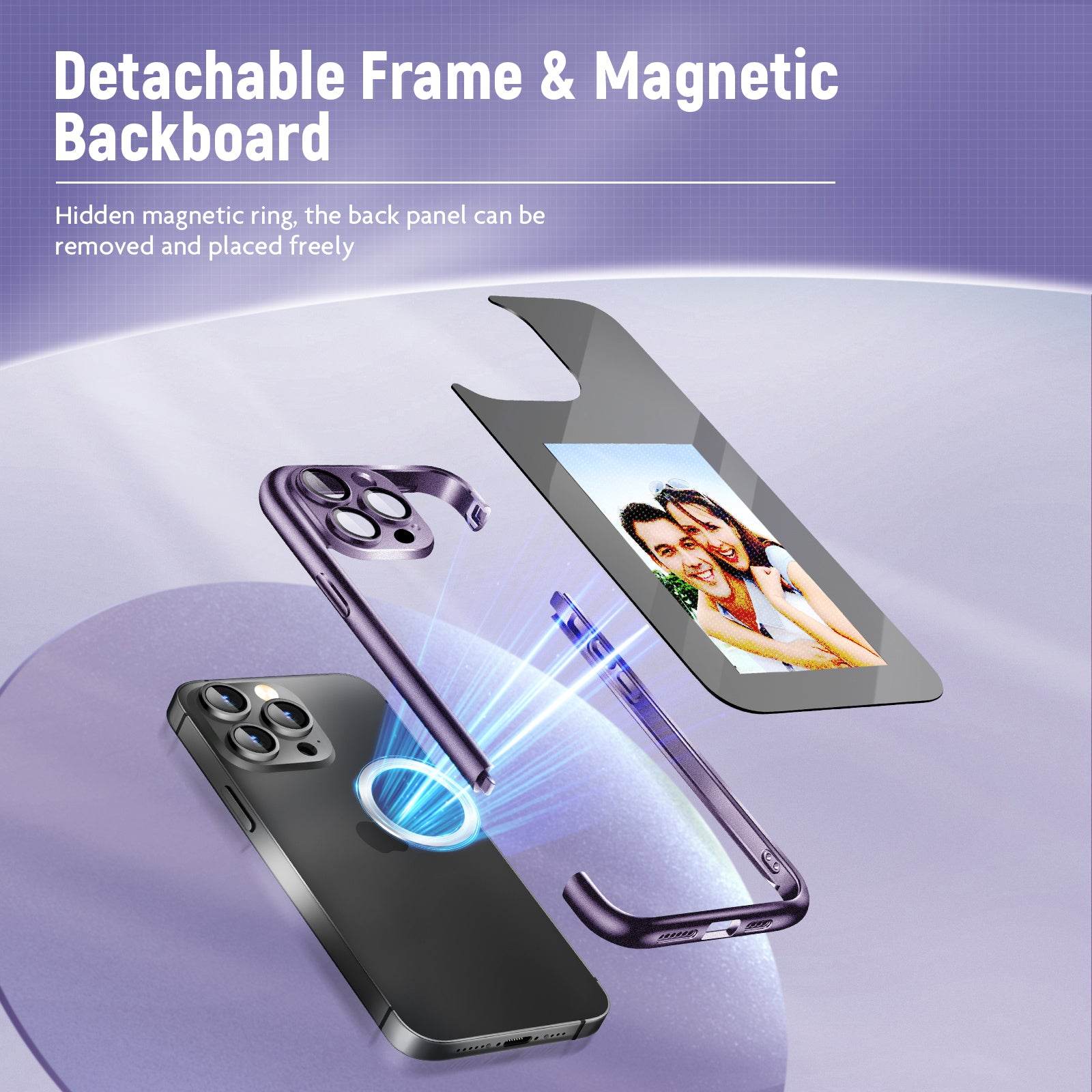 IPhone15 PRO PROMAX NFC Ink Screen Flip Phone Case Smart Creative DIY Custom All-Inclusive Case - Holy Mango Store