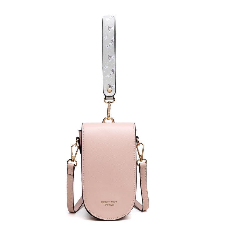 Korean Style PU Leather Mobile Phone Crossbody Bag