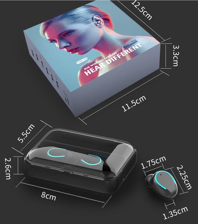 Multifunction Bluetooth Headset Binaural Movement Power Bank Phone Support - Holy Mango Store