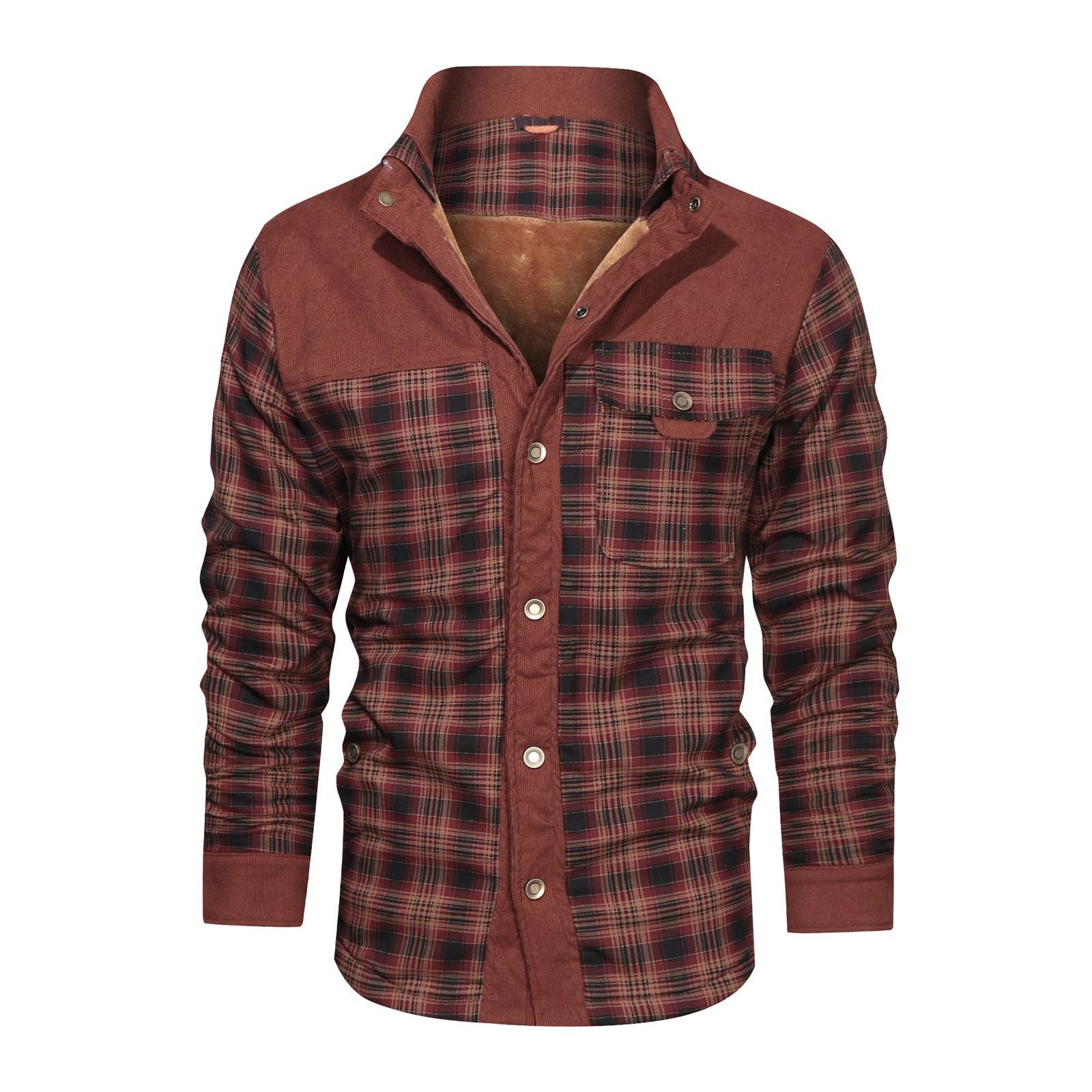 Men's Wool Thick Coat Jacket - Holy Mango Store