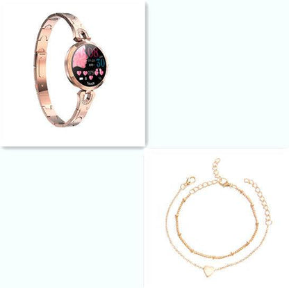Fashion Women's Smart Watch Waterproof Wearable Device Heart Rate Monitor Sports Smartwatch for Women Ladies - Holy Mango Store