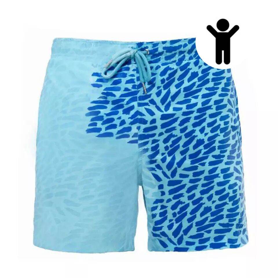 Magical Change Color Beach Shorts Summer Men Swimming Trunks Swimwear Swimsuit Quick Dry bathing shorts Beach Pant - Holy Mango Store