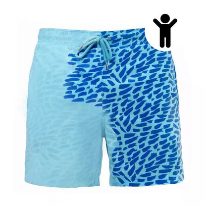 Magical Change Color Beach Shorts Summer Men Swimming Trunks Swimwear Swimsuit Quick Dry bathing shorts Beach Pant - Holy Mango Store