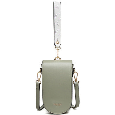 Korean Style PU Leather Mobile Phone Crossbody Bag
