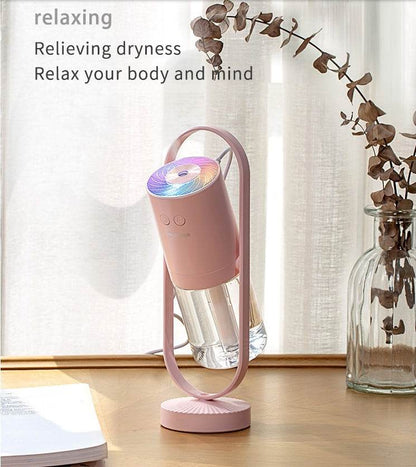 Magic Shadow USB Air Humidifier For Home With Projection Night Lights Ultrasonic Car Mist Maker Mini Office Air Purifier - Holy Mango Store