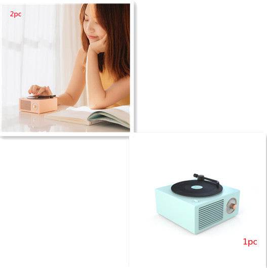 Wireless mini portable retro phonograph Bluetooth-compatible speaker - Holy Mango Store