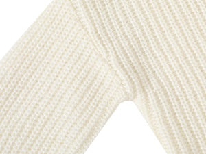 Women’s Oversized Cardigan – Faux Cashmere Knit with Gold Trim